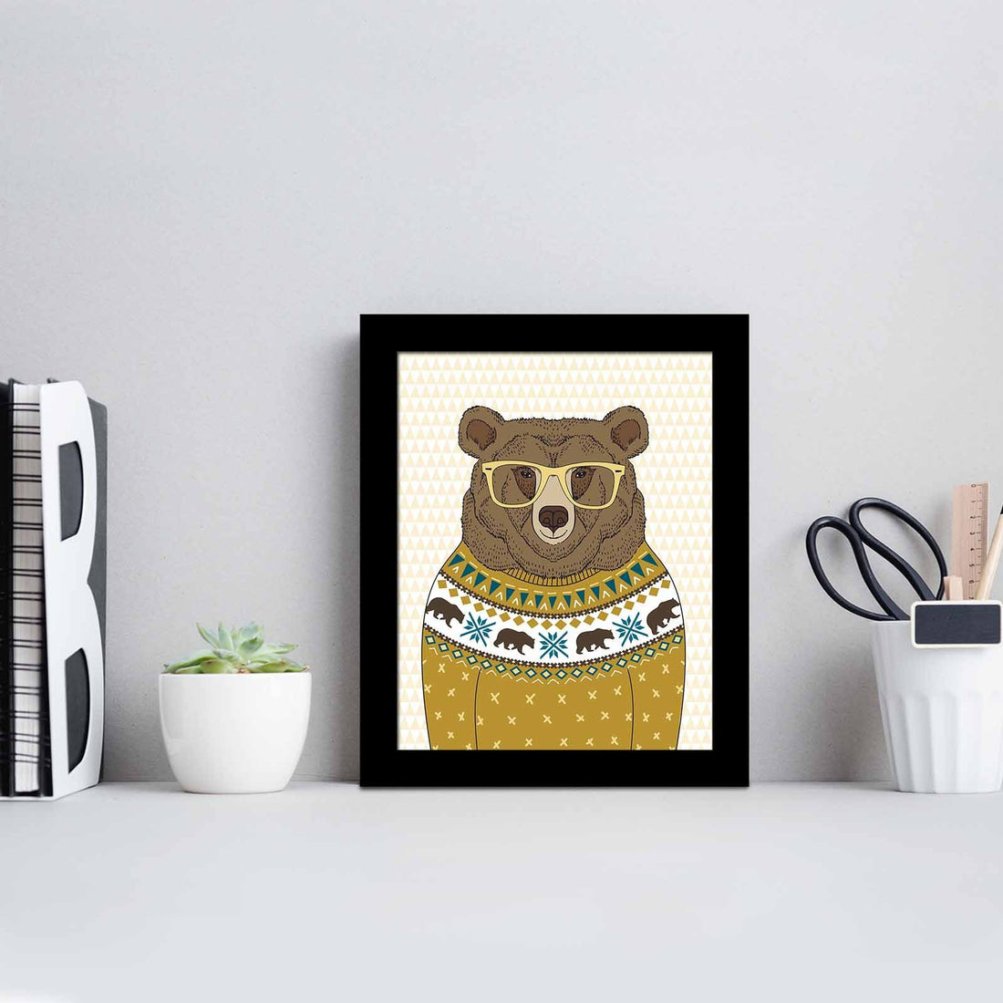 Peinture mdf encadrée décorative SCT-036