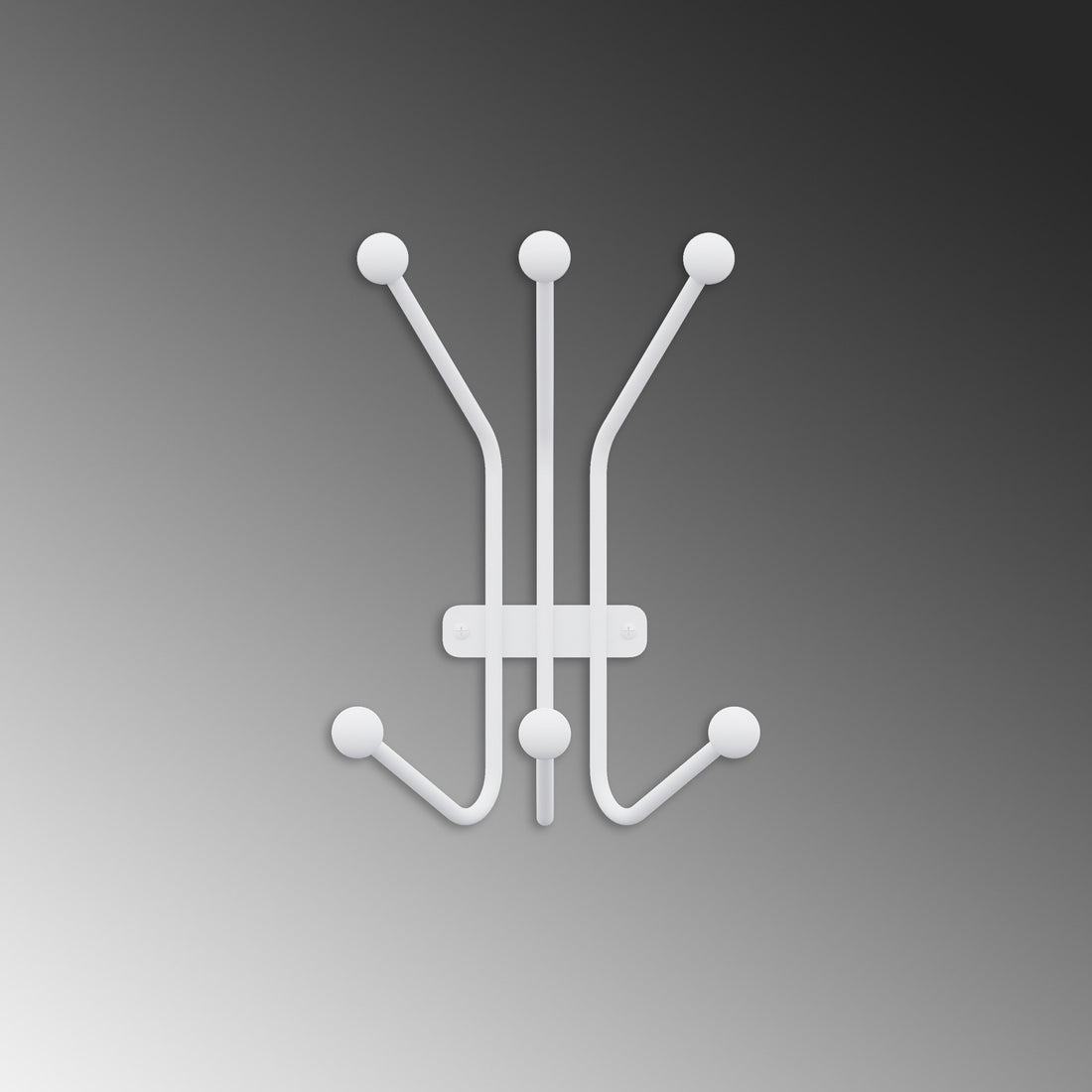 Crochet mural en métal Ant-B