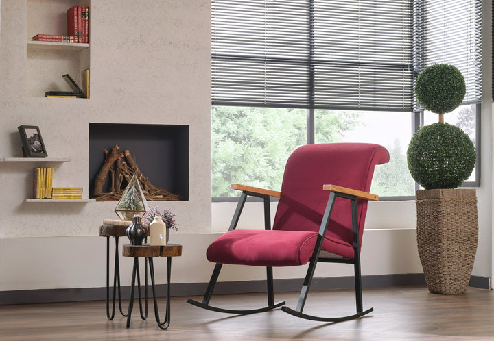 Fauteuil à bascule Yoka - Maroon