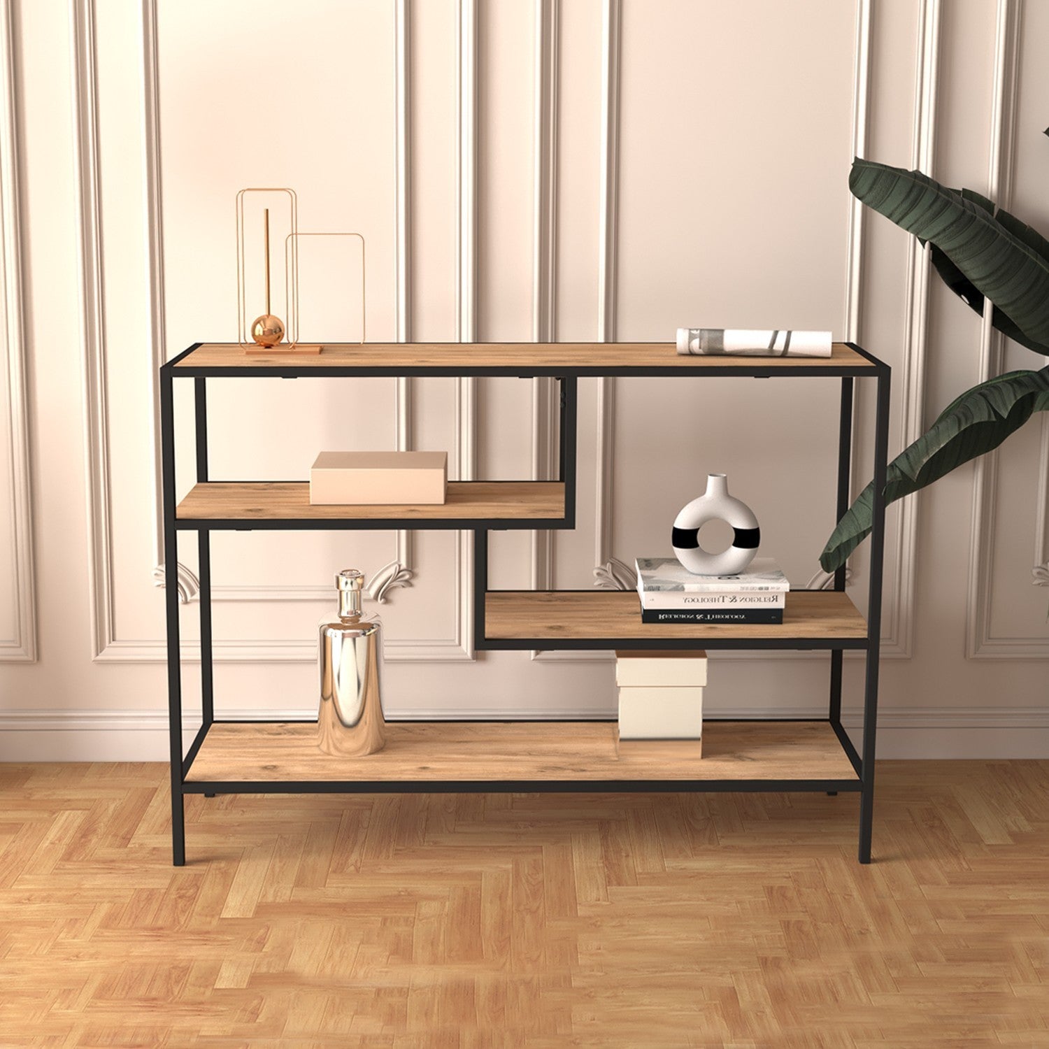 Buffet Hernes - Black, Oak