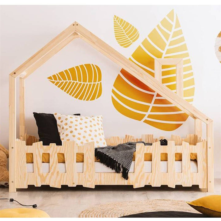 Lit cabane enfant Galaxy ,bois 90x190cm