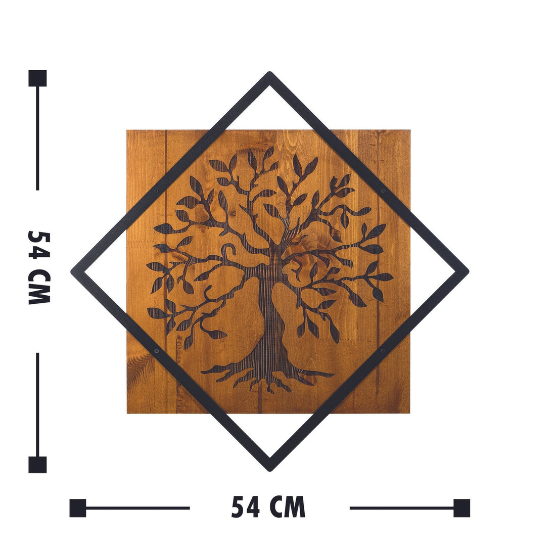 Accessoire mural en bois décoratif Tree