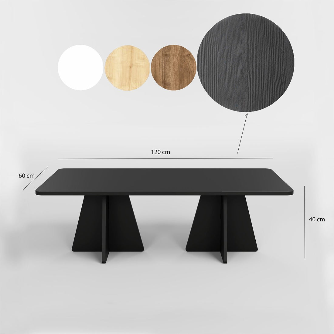 Table basse Mushroom - Black