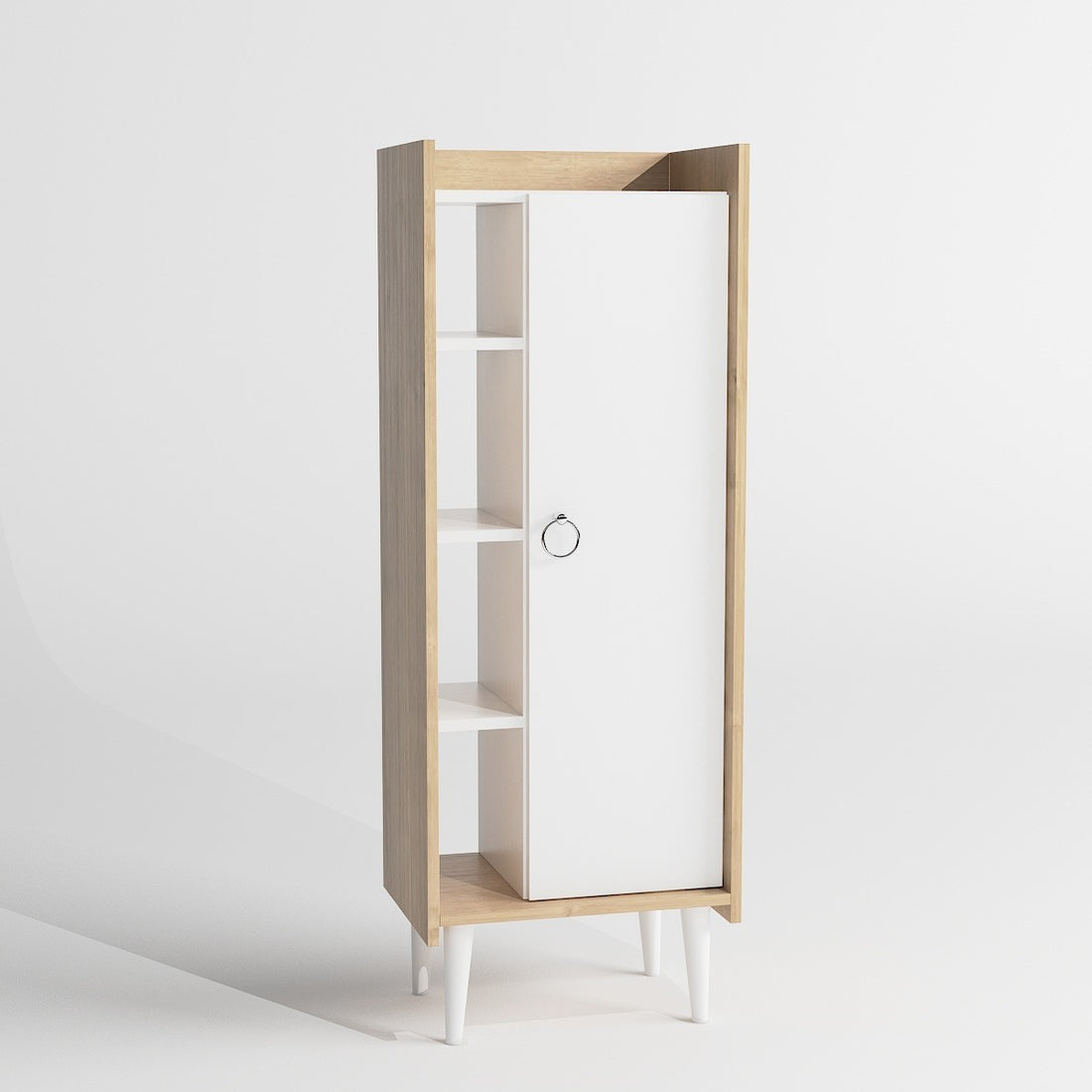 Armoire polyvalente Lagomood Ruby - Oak, White