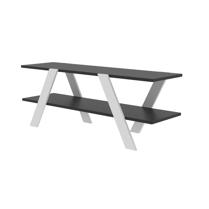 Meuble TV April - White, Anthracite