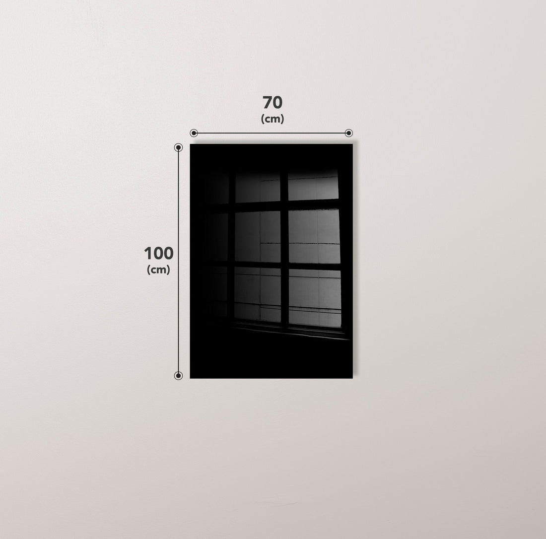 Peinture en verre trempé décoratif 2291 - 70 x 100