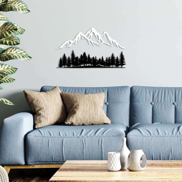 Accessoire mural en métal décoratif Nature And Mountain - 4