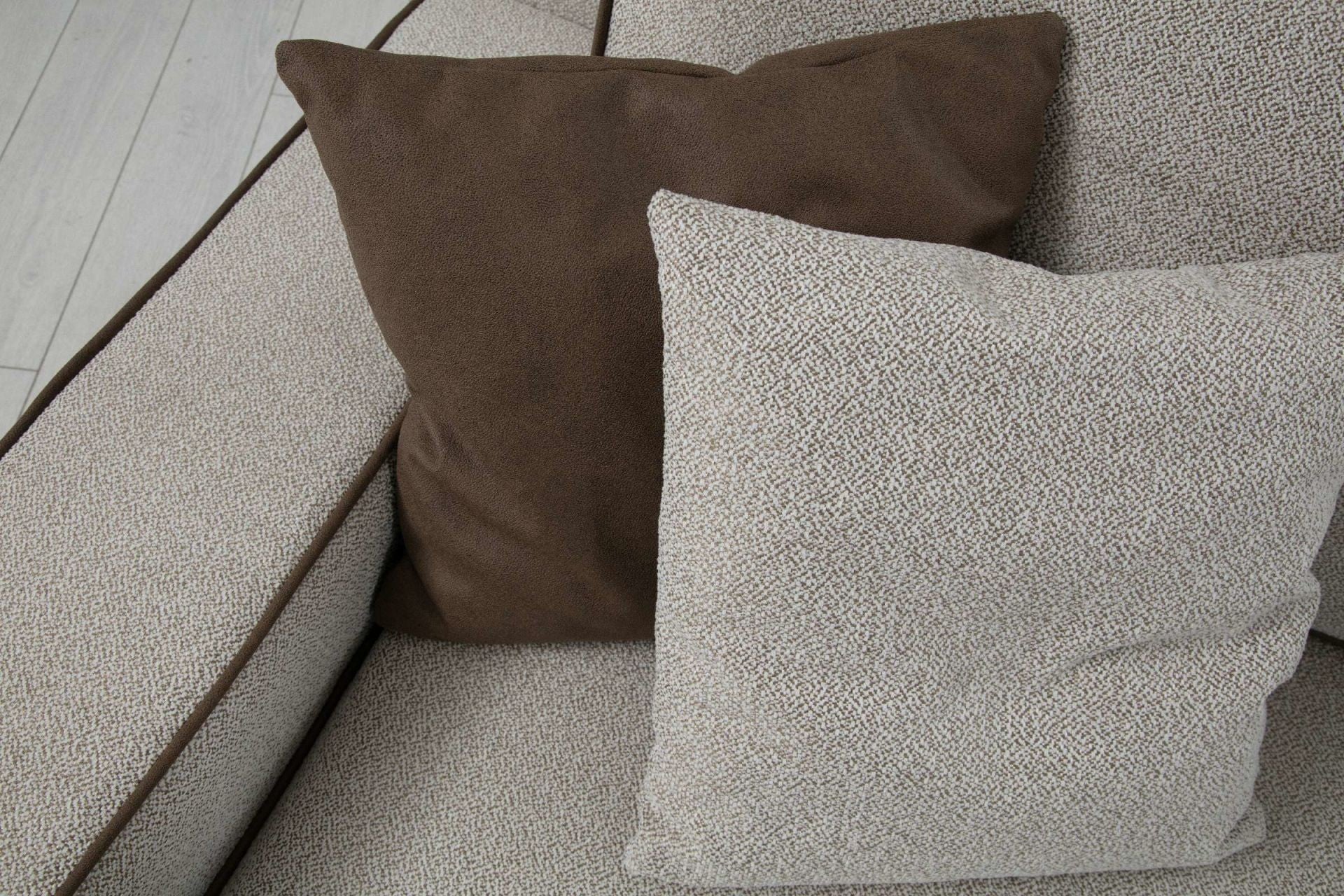 Canapé à 3 places Noir 3 - Brown