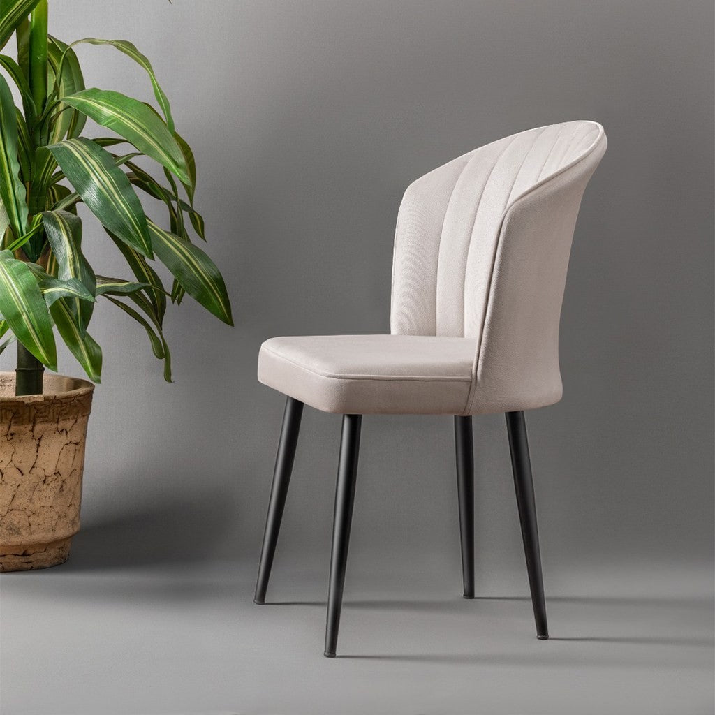 Ensemble de chaises (4 pièces) Rubi - Cream