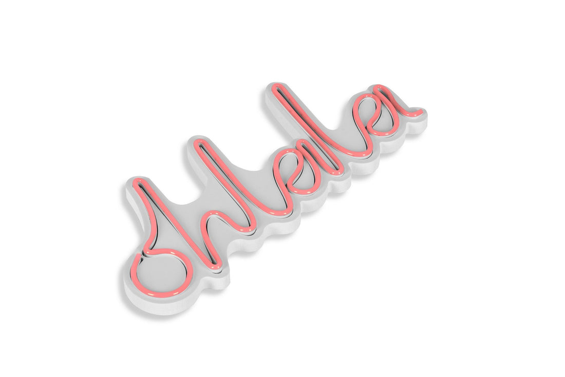 Éclairage LED en plastique décoratif Oh La La - Pink