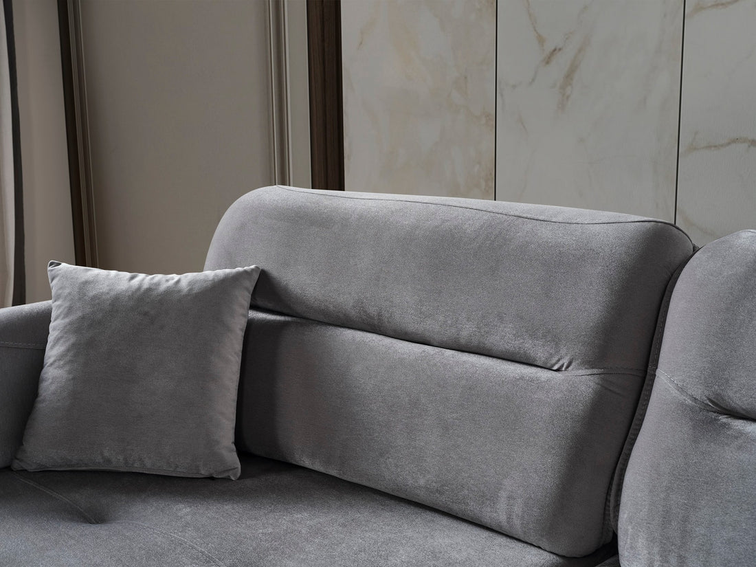 Platin Canapé 3 Places Gris