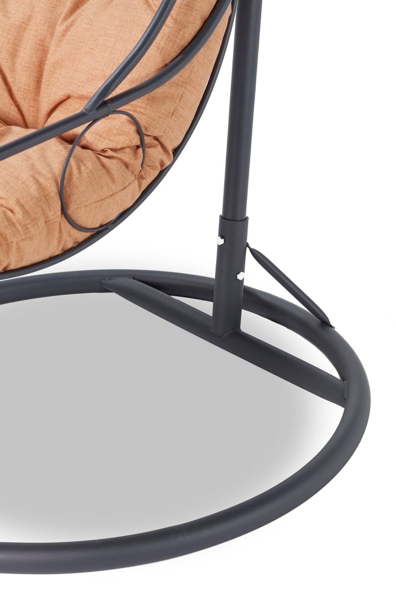 Chaise de balançoire unique de jardin Çalı - Anthracite, Brown