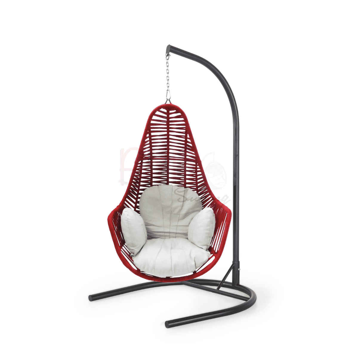 Chaise Suspendue Simple pour extérieur Metal Macramé