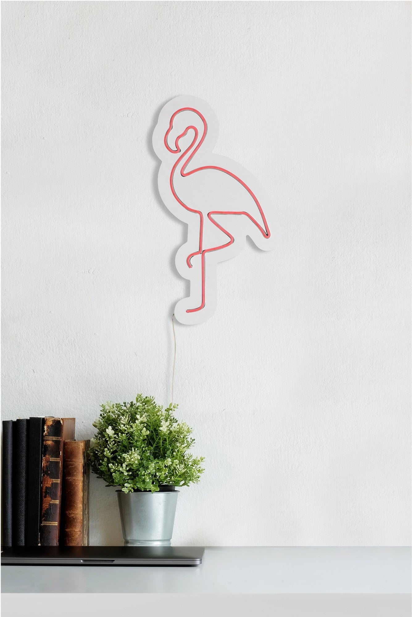 Éclairage LED en plastique décoratif Flamingo - Pink