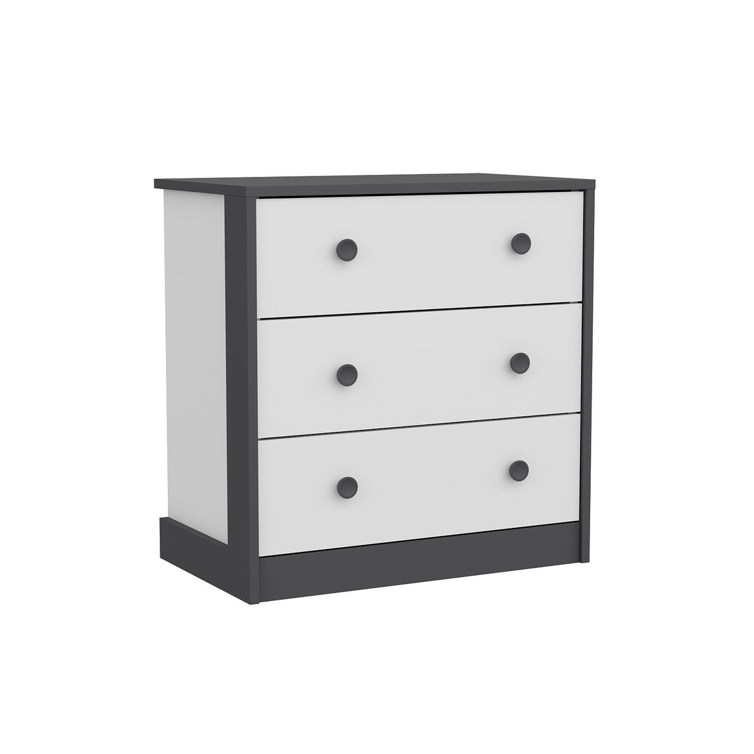 Ensemble de meubles de chambre à coucher Life - White, Anthracite