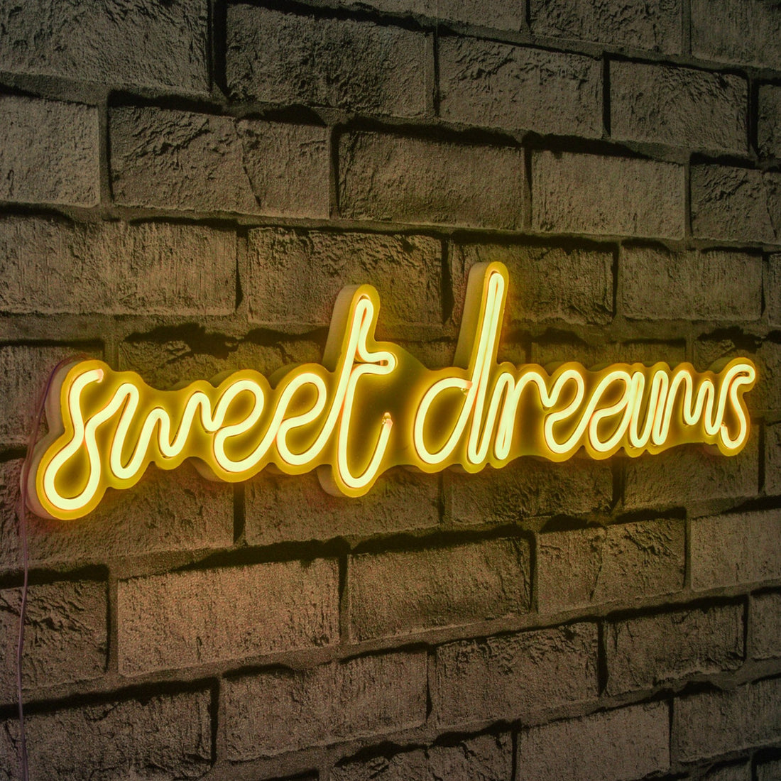Éclairage LED en plastique décoratif Sweet Dreams - Yellow