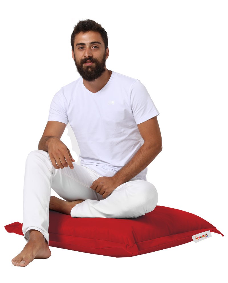 Coussin de jardin Cushion Pouf 70x70 - Red