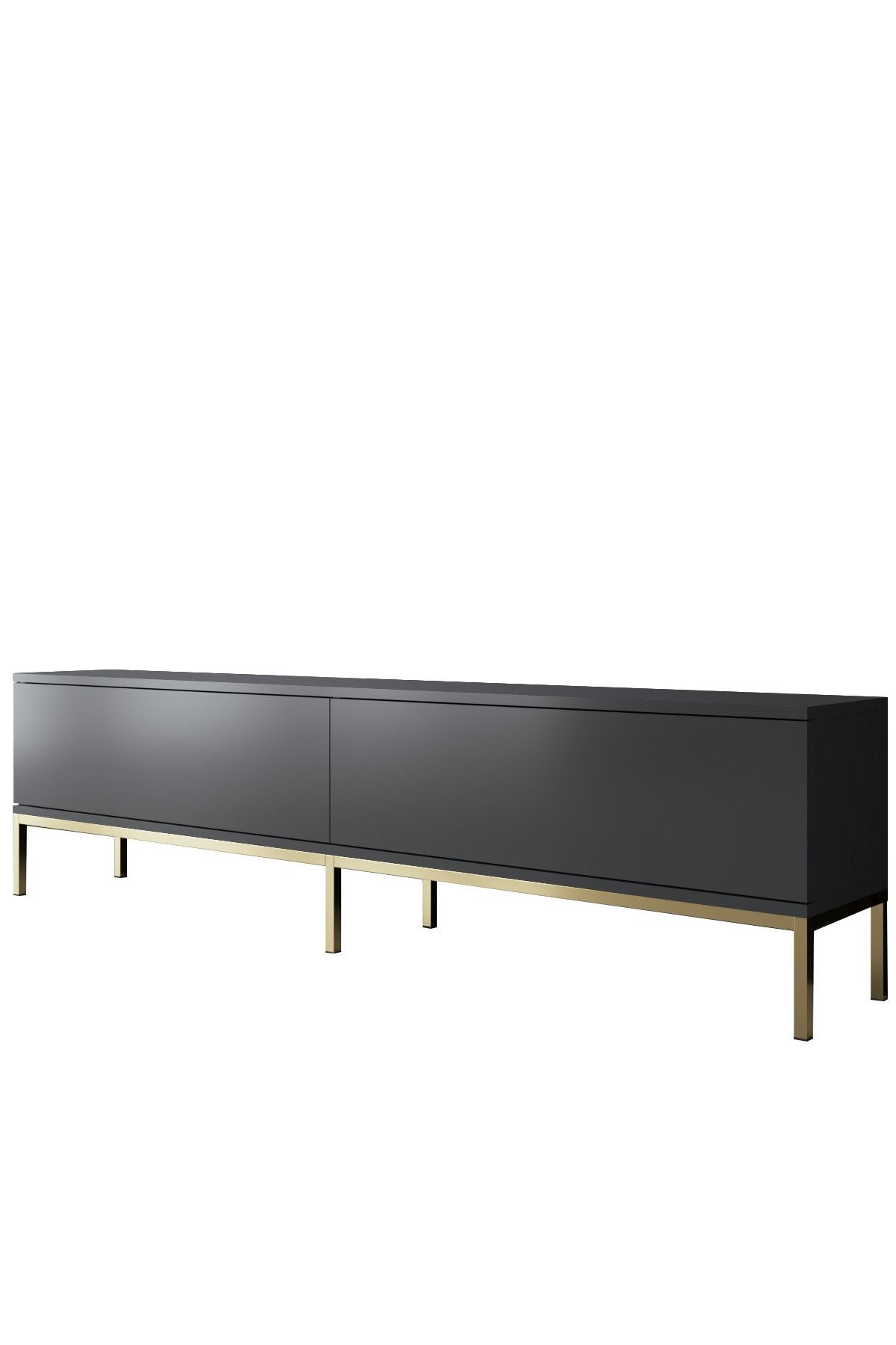 Meuble TV Lord - Anthracite, Gold