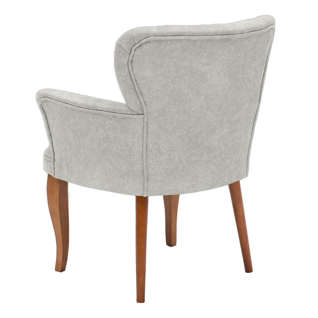 Fauteuil à oreilles Paris Walnut Wooden - Cream