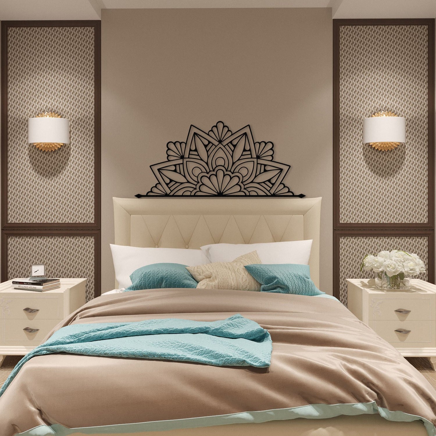 Accessoire mural en métal décoratif Guzeste