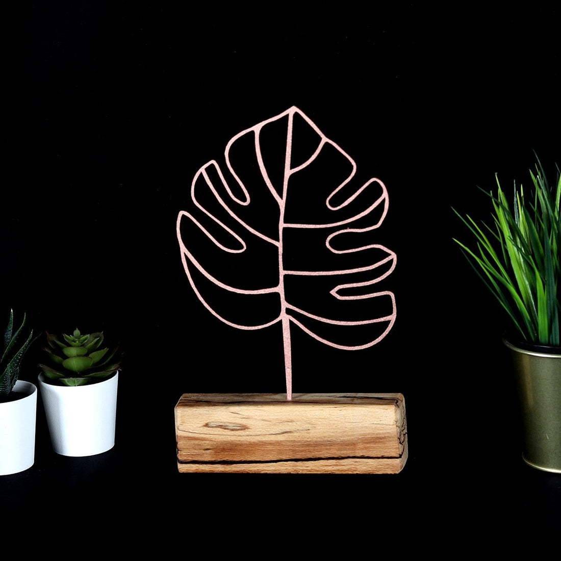 Objet décoratif Thin Leaf - Bronze