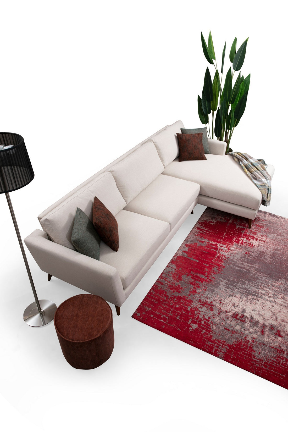 Canapé-lit d'angle Mayorka Corner Large Right ( L3 - Chl ) - Beige