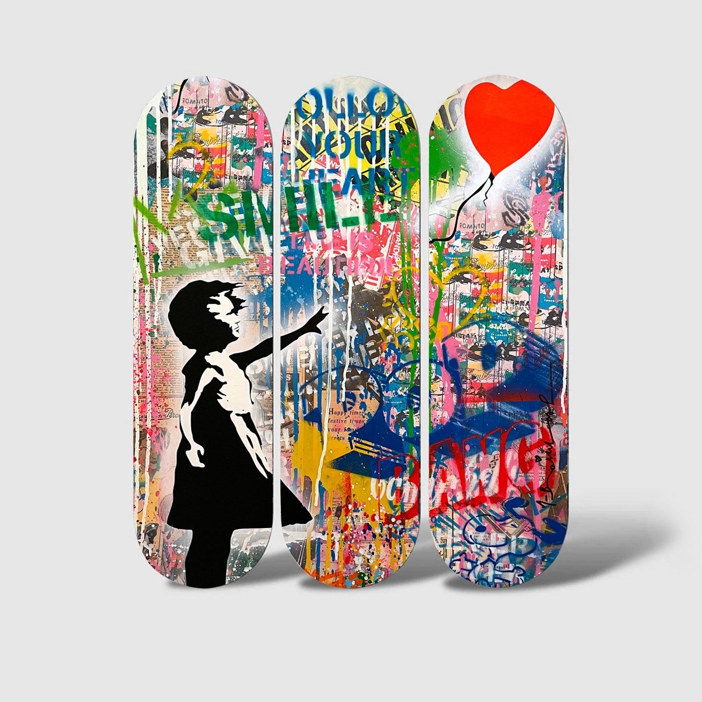 Peinture décorative MDF (3 pièces) 3KY3801