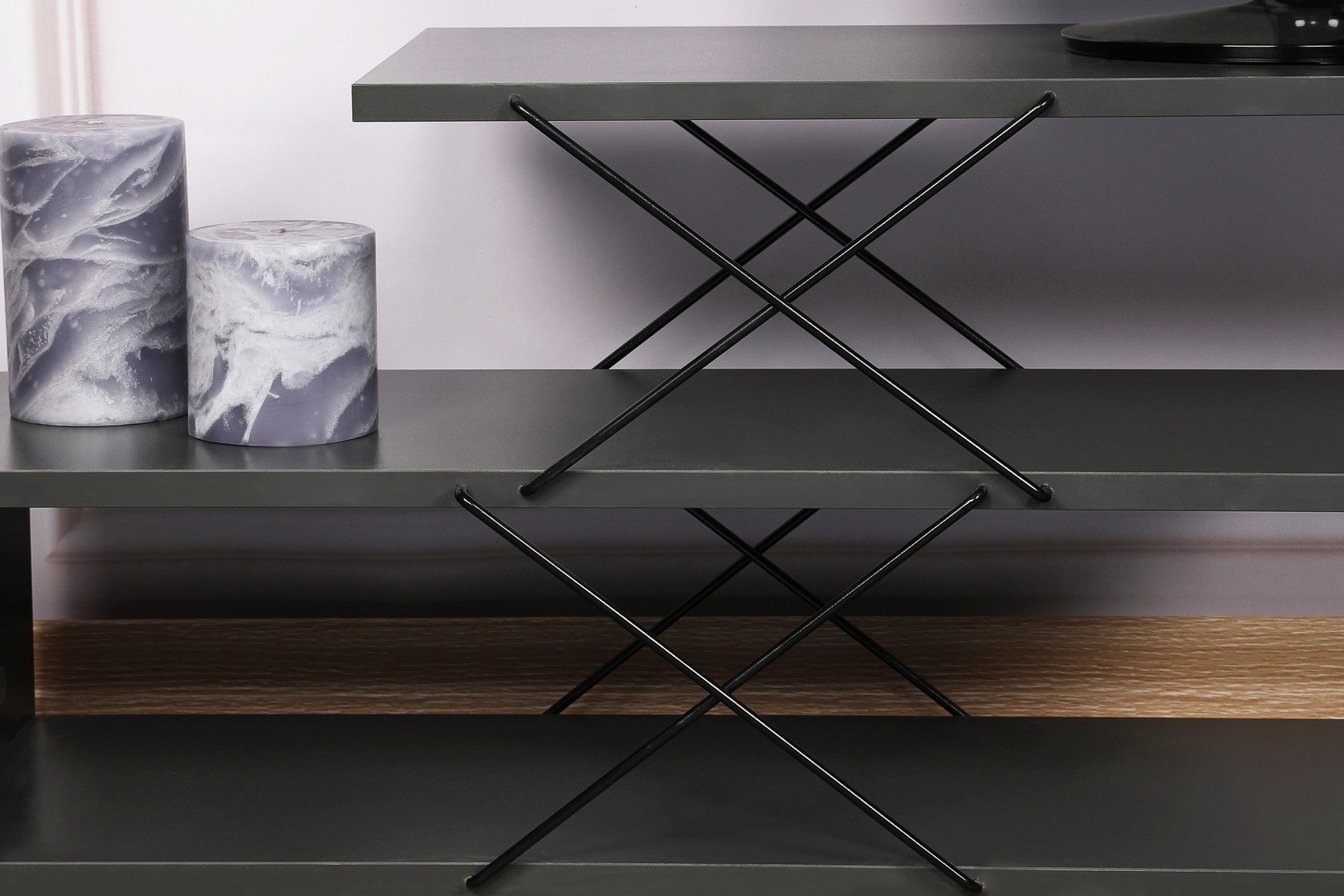 Meuble TV Zigzag - Anthracite
