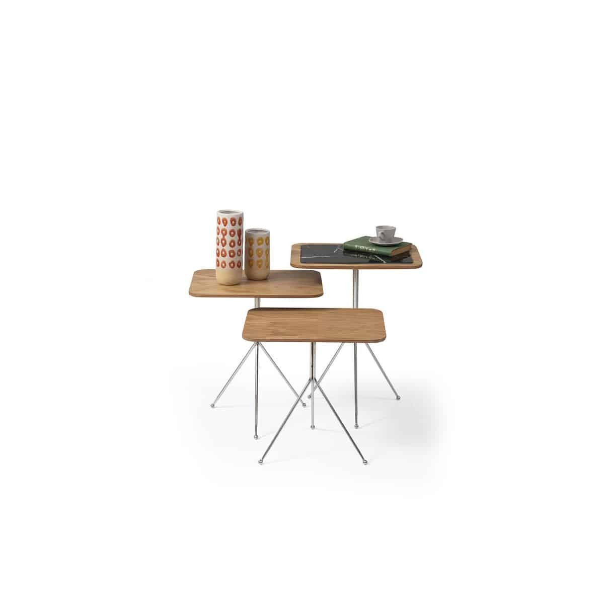 Diamond gigognes table noire