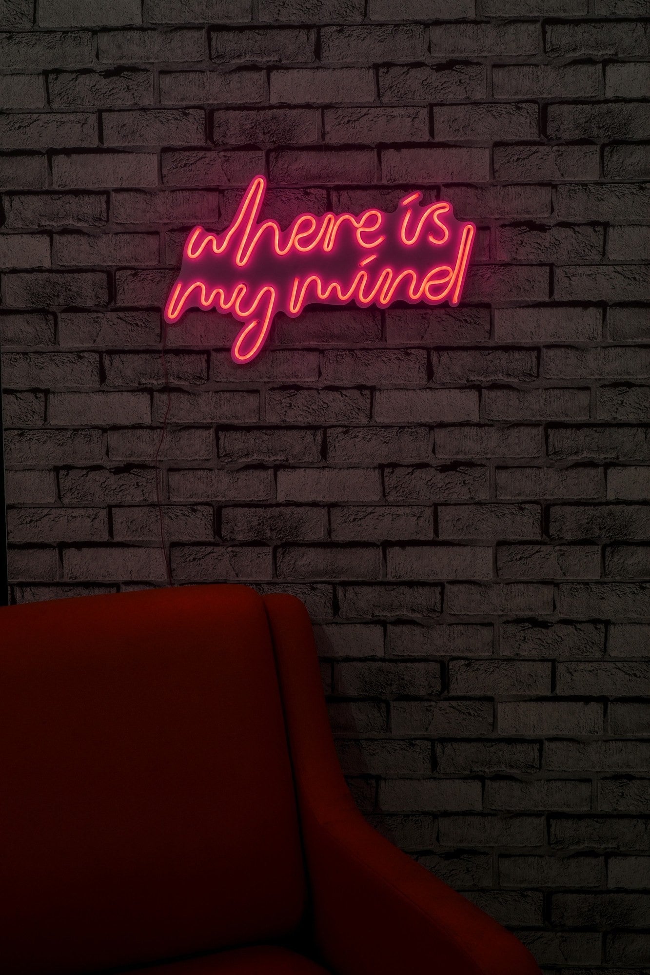 Éclairage LED en plastique décoratif Where Is My Mind - Pink