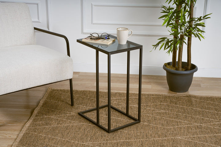Table d'appoint Alaska C - Smoked Glass