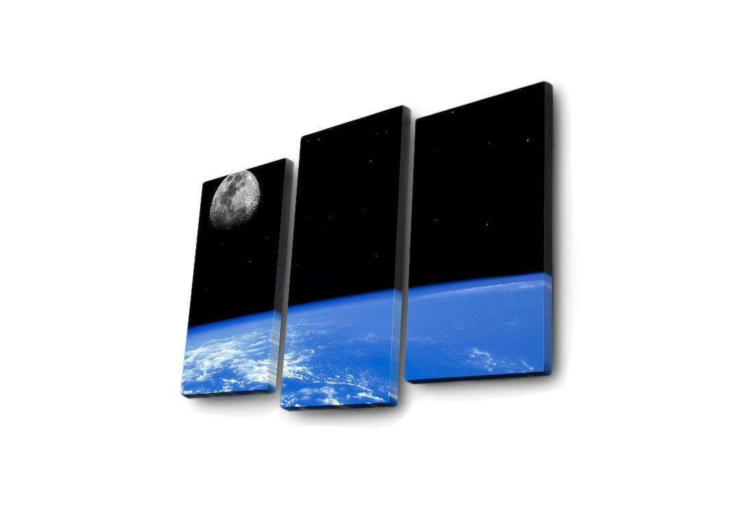 Peinture décorative LED éclairée en toile (3 pièces) 3PATDACT-31