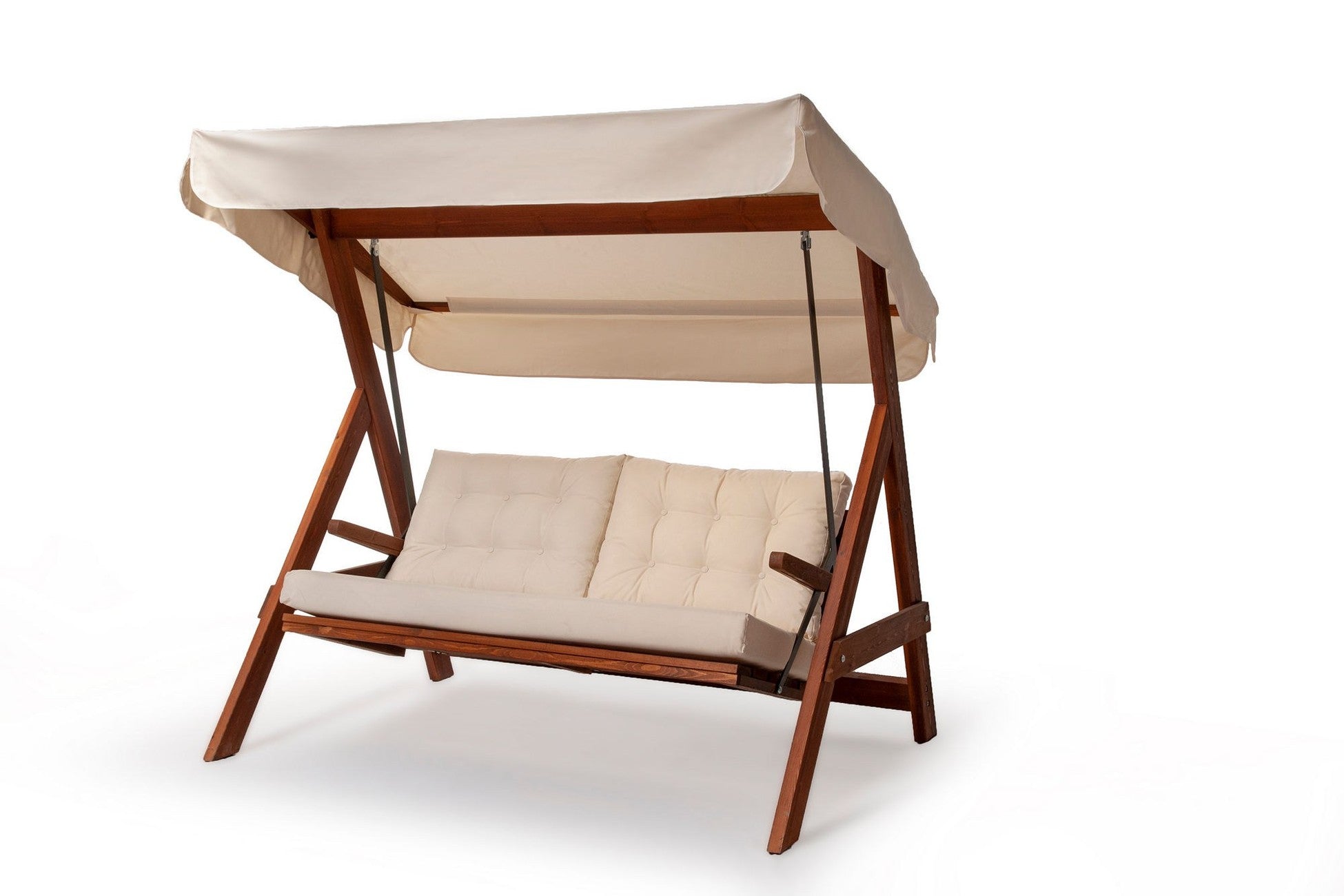 Chaise swing triple jardin Helen 2000 - Beige
