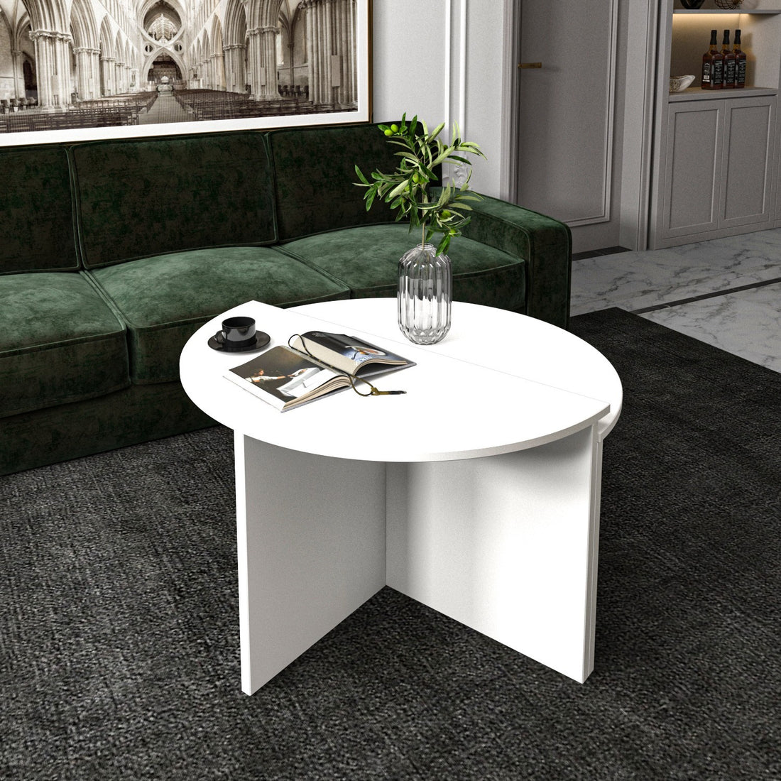 Table basse Dolunay - White
