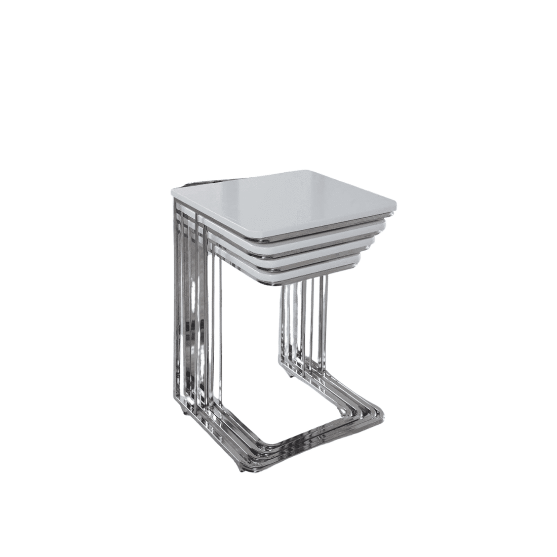 Vegas Table Gigognes Blanc