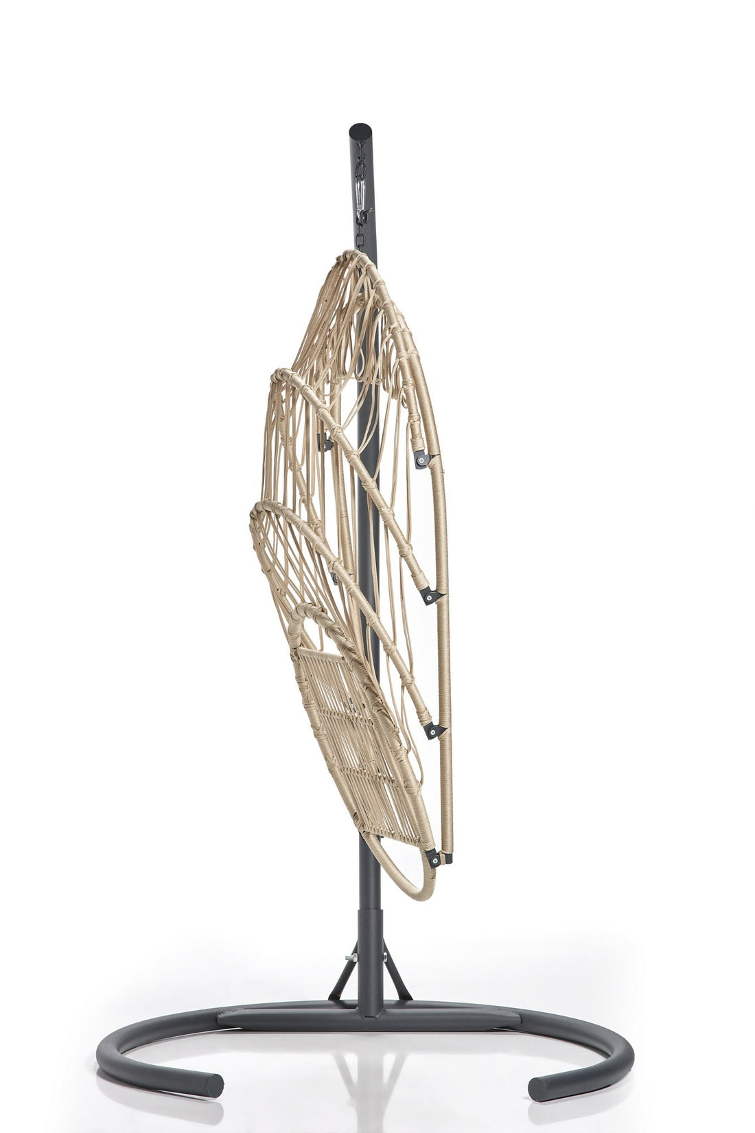 Chaise de balançoire unique de jardin Tavus - Cappucino, Cream