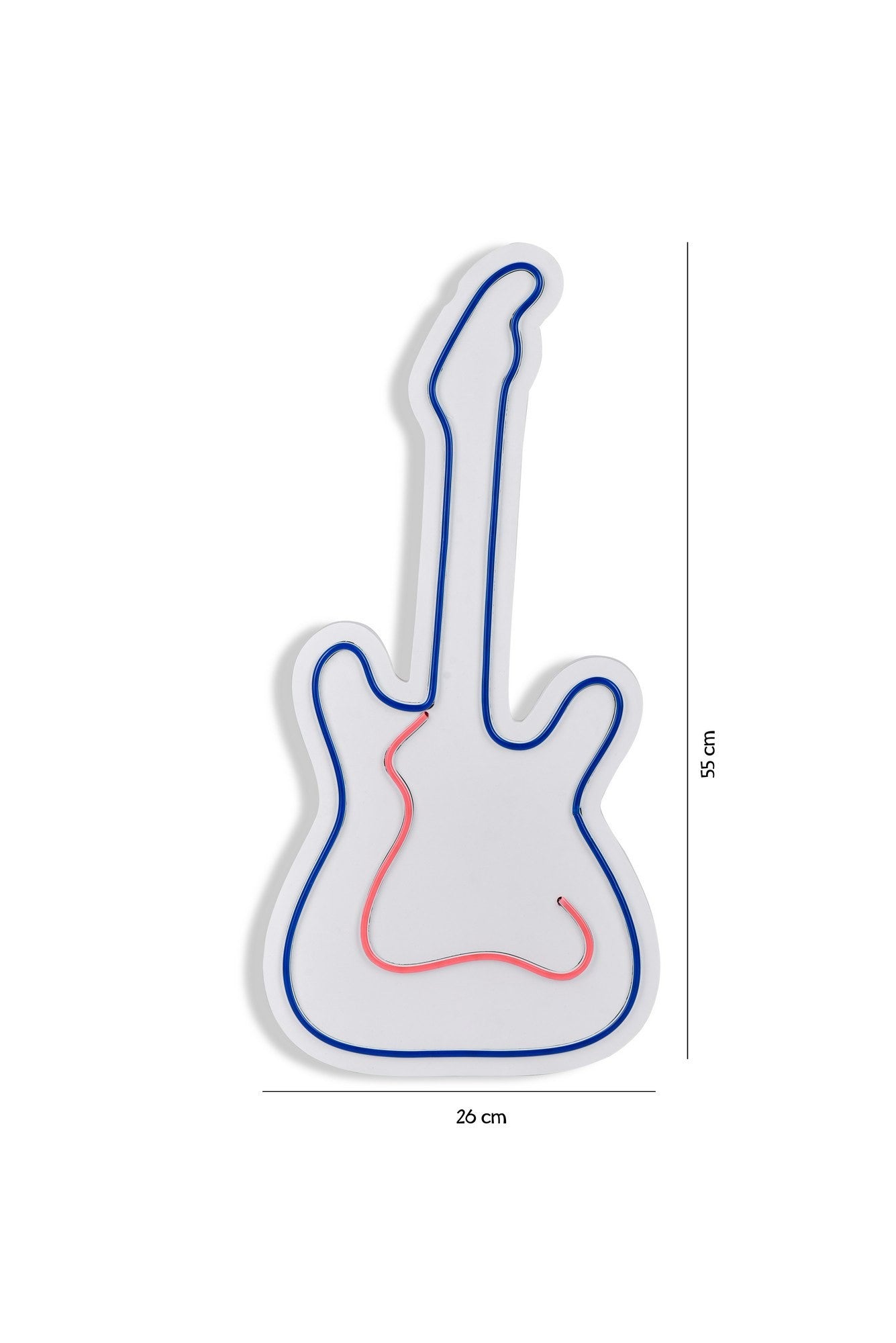 Éclairage LED en plastique décoratif Guitar - Blue
Pink