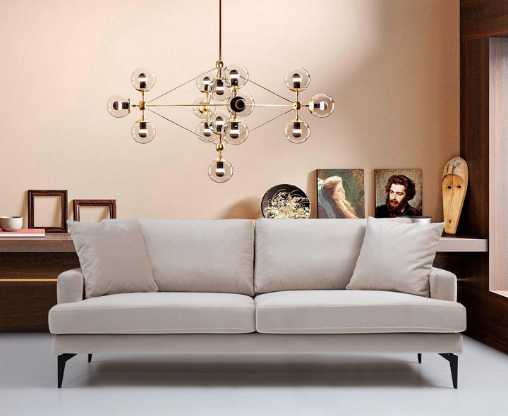 Canapé à 3 places Papira 3 Seater - Beige