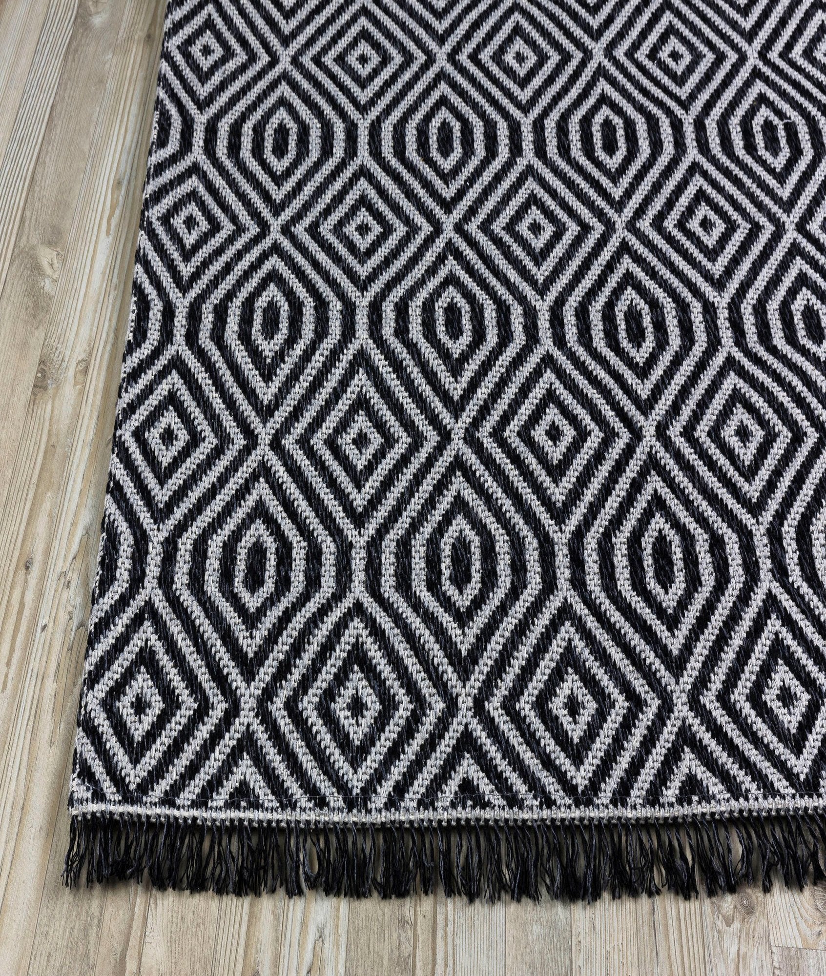 Tapis (150 x 220) 21401A - Black, Grey