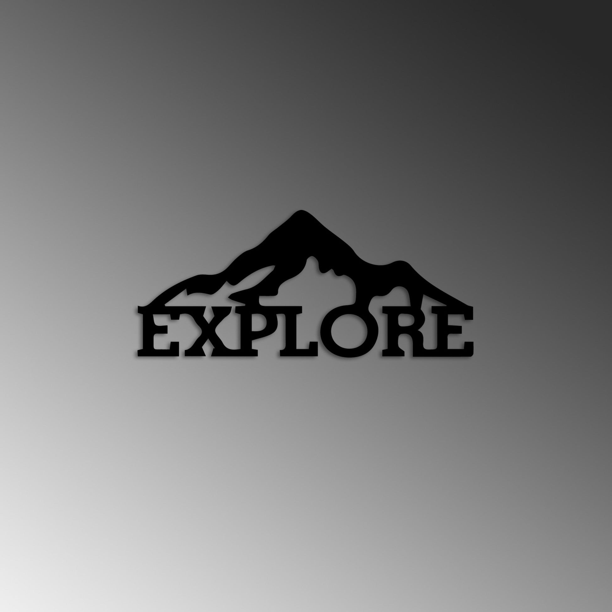 Accessoire mural en métal décoratif Explore