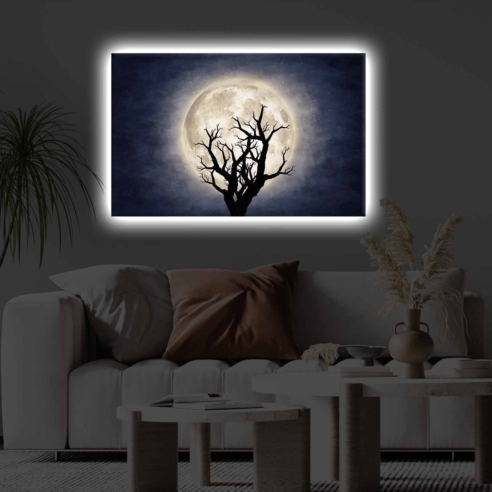 Peinture de toile éclairée à LED décorative 4570KTLGDACT - 002