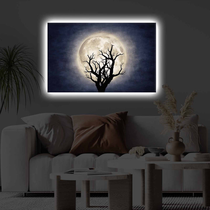 Peinture de toile éclairée à LED décorative 4570KTLGDACT - 002