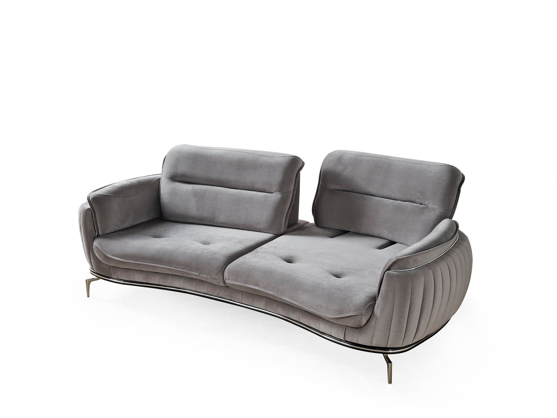 Platin Canapé 3 Places Gris