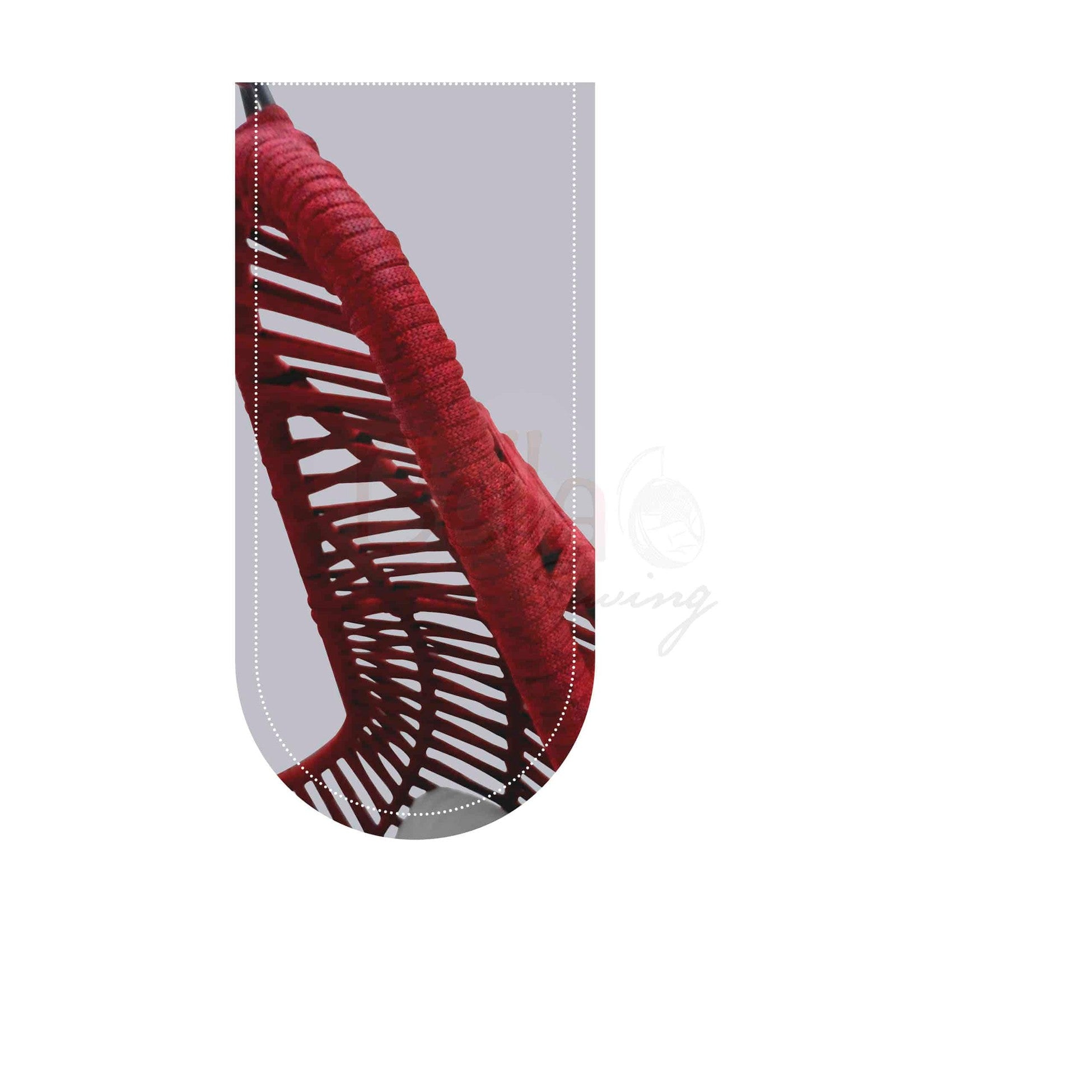 Chaise Suspendue Simple pour extérieur Metal Macramé