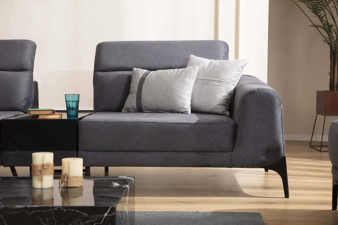 Terra canapé 3 places anthracite