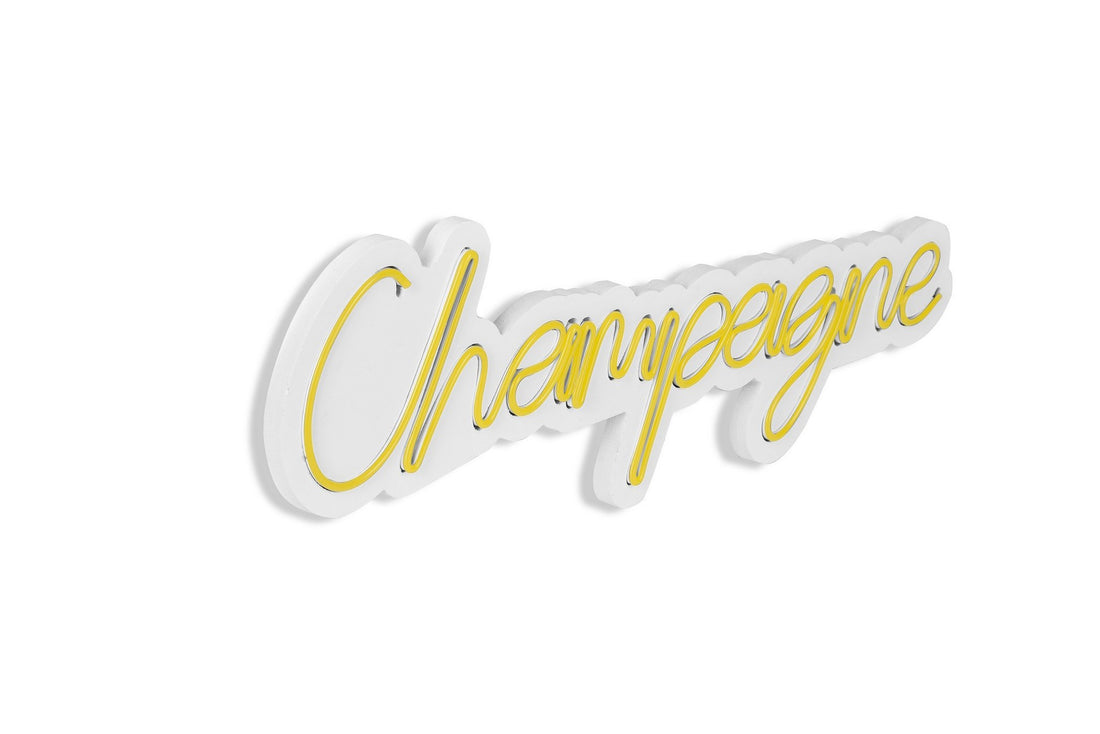 Éclairage LED en plastique décoratif Champagne - Yellow