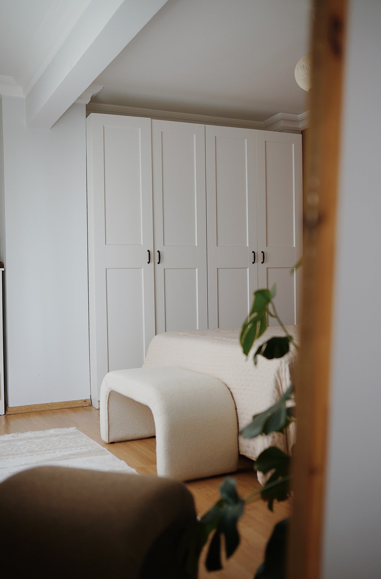 Pouf Nu Bench - White