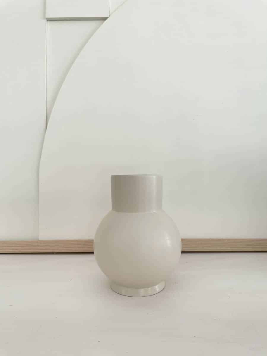Pudgy crème vase