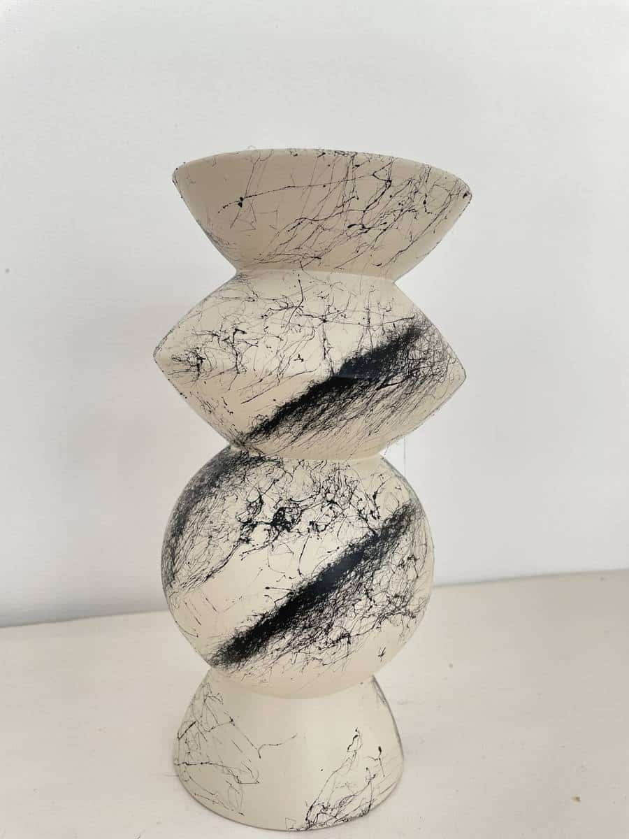 Sweet noir blanc vase