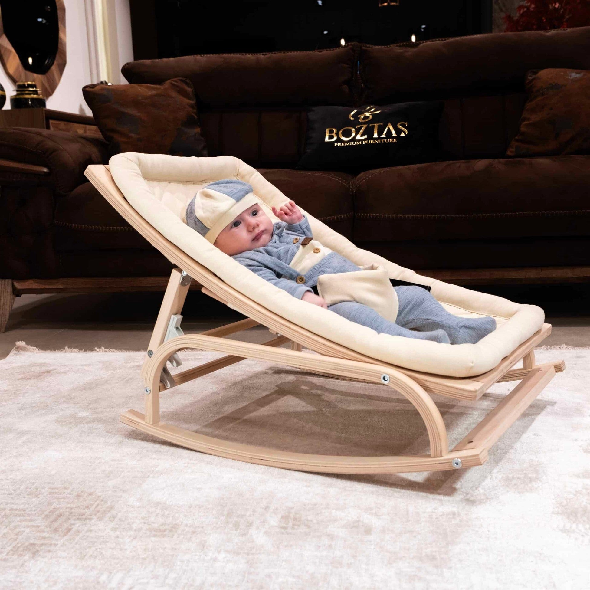 Transat bébé bois ajustable